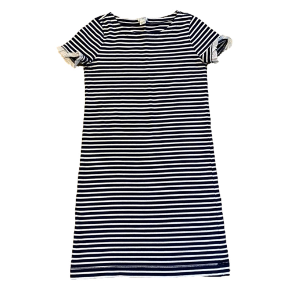 J crew XXS striped pencil dress work casual Summer